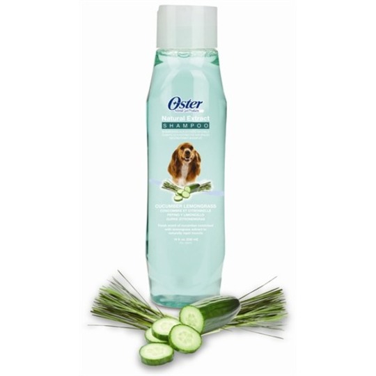Oster Natural Extract Shampoo Gurke/Zitronengra 532ml. Die natürliche Art Ihres Haustier zu pflegen.