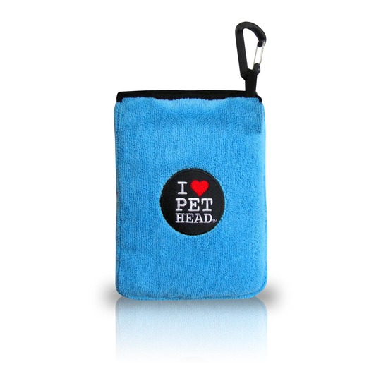 Pet Head Walkin' Dirty Travel - Towel. Klik hem aan de lijn of uw kleding, ideaal voor onderweg.