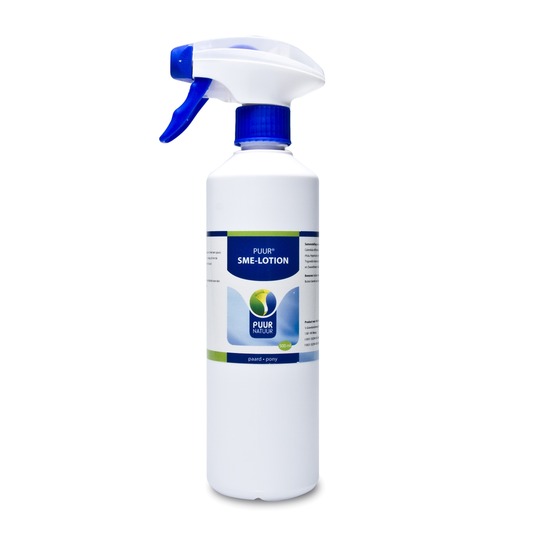 Puur SME Lotion 500ml. Vernevelbare lotion ter verzorging en verzachting van de huid bij schuren.