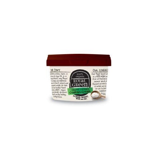 Royal Green Cooking Cream. Geurloze kokosolie voor bakken, wokken, braden of frituren.