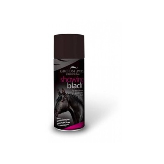 Groom away Showing Black 400ml. Correcteur professionnel pour les chevaux noirs.