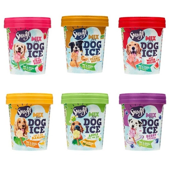 Smoofl Ice Mix Dog ice cream.