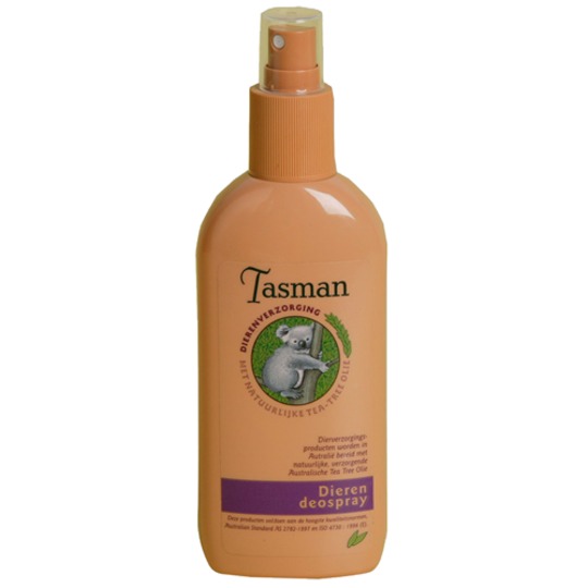 Tasman Dieren Deospray 200ml. Deospray voor huisdieren met conditioner. 