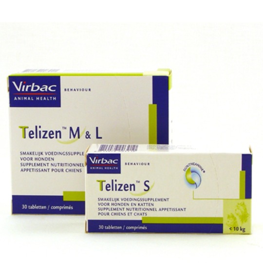 Telizen S. 50mg/30tabl. Rustgevend voedingssupplement voor honden en katten.