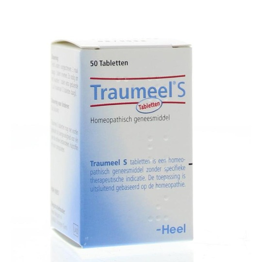 Traumeel S. Tabletten. Bij pijn door kneuzing, verrekking of verstuiking, bij spierpijn en blauwe 
