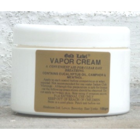 Vapor Cream 100gr.  Una ayuda práctica para la respiración fácil y libre.