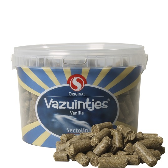 Sectolin Vazuintjes 2kg. Gezonde paardensnoepjes met vanille.