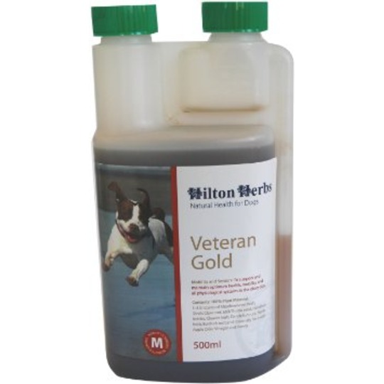 Hilton Herbs Senior Dog Gold. Snel werkende formule, speciaal voor oudere honden.