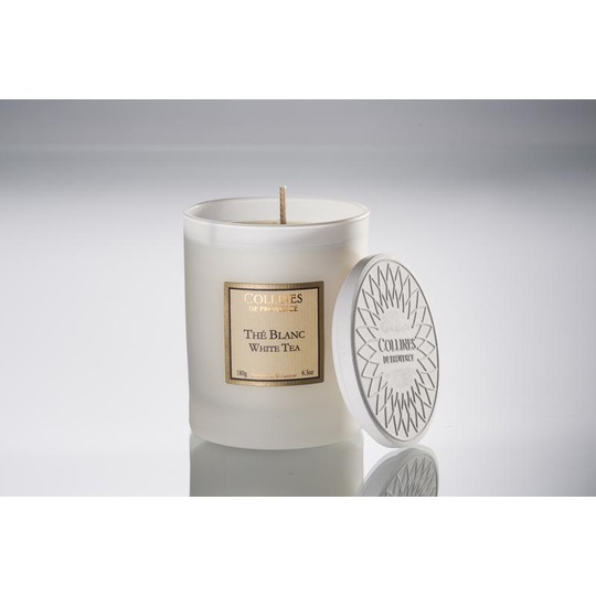 Collines De Provence Candela Profumato Tè Bianco 180g. Candela profumata proveniente dalla Provenza.