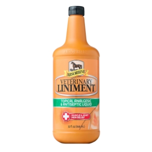 Absorbine Veterinary Embrocation Liquid Liniment.