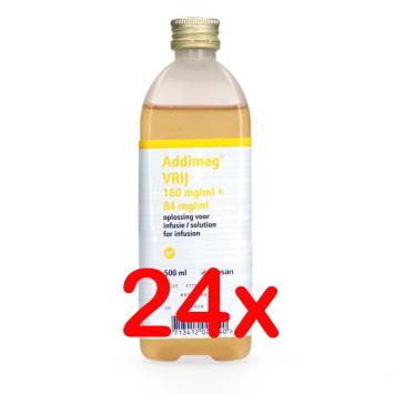 Addimag 500ml. -- Infusion is a sterile, pyrogen-free infusion fluid against milk fever and head disease in cattle.