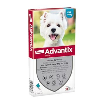 Advantix Hond. --- Tegen vlooien, teken, zandvliegen en muggen bij honden.