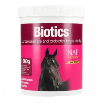 NAF Biotics.   Un mix di probiotici e prebiotici per dopo farmaci, malattie o periodi stressanti.