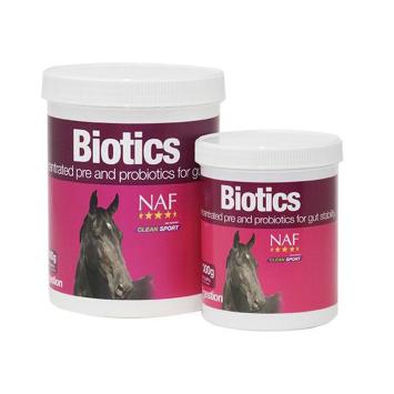 NAF Biotics.   Eine Mischung aus Probiotika und Präbiotika nach Medikamenteneinnahme, Krankheit oder Stress.