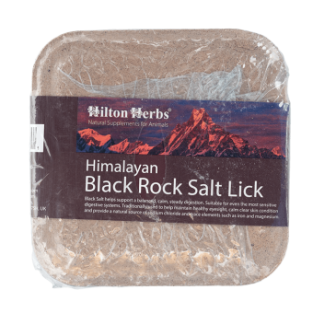 Hilton Herbs Pierre à sel de l'Himalaya NOIR 1kg.