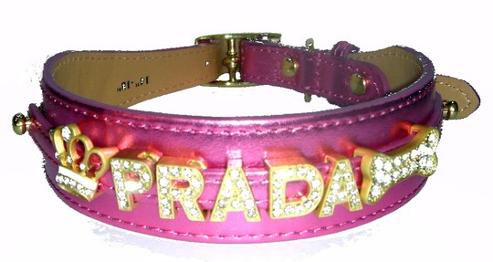 Halsband B Goud 35-46 cm Pink