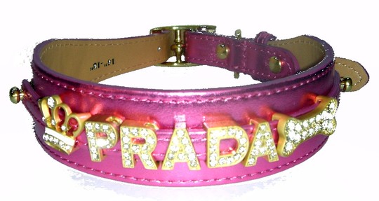 Halsband B Goud 28-35 cm Pink