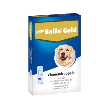 Bolfo Gold Hund. -- Anti-Flohmittel in Spot-on, für kleine & große Hunde, in 2 & 4 Pipetten.