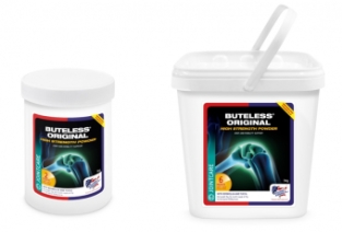 Equine America ButeLess Original High Strength Powder.   Favorece la movilidad y el confort articular y muscular en todos los caballos y ponis.