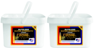 Equine America Buteless Super Strength Powder.   The ultimate supplement for joint and muscle comfort in performance horses and ponies, or older horses to help maintain mobility.