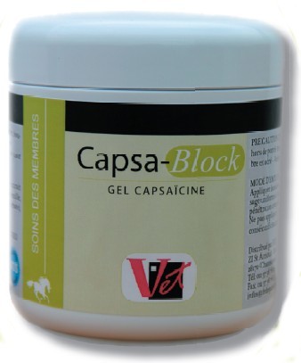 Capsa-Block Capsaïcine Gel 200gr. Pijnverzachter voor spieren, pezen, gewrichten......