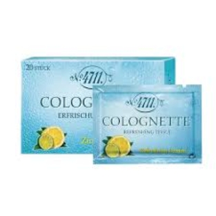 4711 Colognettes Lemon. Toallita Refrescante, empacados separado.