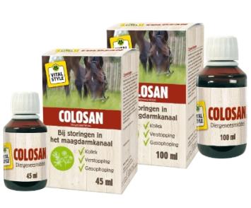 Vitalstyle Colosan Intestinal Oil.   First Aid for colic, gas accumulation in the intestines and blockages.