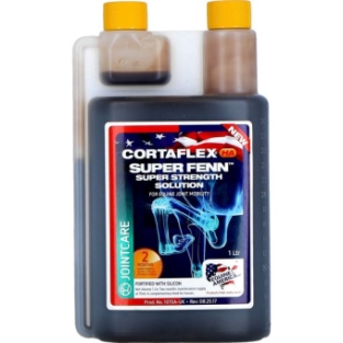 Equine America Cortaflex HA Super Fenn Super Strenght Solution.   Potente supporto congiunto per cavalli da prestazione, da corsa e da competizione o cavalli più anziani e usurati.