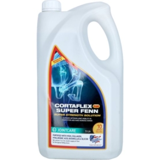 Equine America Cortaflex HA Super Fenn Super Strenght Solution.   Potente soporte articular para caballos de alto rendimiento, carreras y competición, o caballos desgastados de mayor edad.