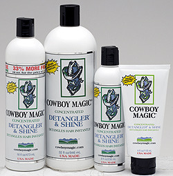 Cowboy Magic Detangler & Shine. Voor een prachtige glans en het snel ontklitten van haren.