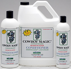 Cowboy Magic Rosewater Conditionneur. Rend crinières et queues faciles à coiffer.