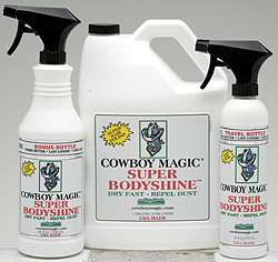 Cowboy Magic Super Bodyshine. Voor maximale glans van de vacht van uw paard!
