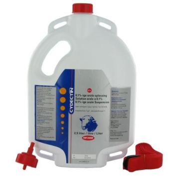 Cydectin 0,1% orale. --- Per trattare e controllare i vermi gastrointestinali adulti e immaturi e i vermi polmonari adulti negli ovini e negli agnelli.