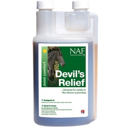 NAF Devil's Relief. Für Pferde anfällig für Steifigkeit, nach Verletzungen oder ältere Pferde. 