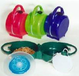 Dog Travel Bowl Groen