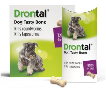 Drontal Tasty Deworming Cani 10 kg.     Antielmintico ad ampio spettro per cani.