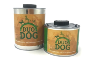 Duo Dog Grasso di cavallo fuso.