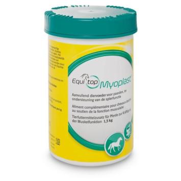 Equitop Myoplast 1.5kg. -- Pour plus de musculature, pour les douleurs musculaires et dorsales. Sans dopage !
