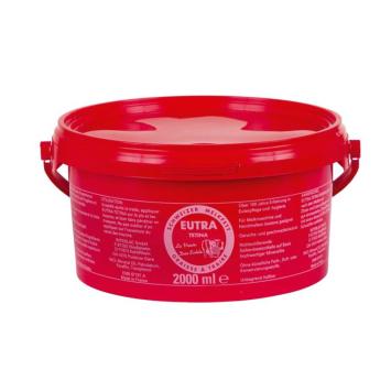 Interlac Eutra Tetina. --- Original Schweizer Milchfett nach bewährter Rezeptur, hält die Haut sauberer, geschmeidiger und schützt vor äußeren Einflüssen.