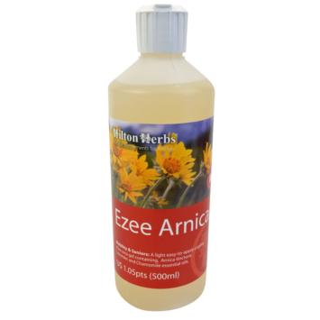 Hilton Herbs Ezee Arnica.   Soothing and cooling for bruises and strains.