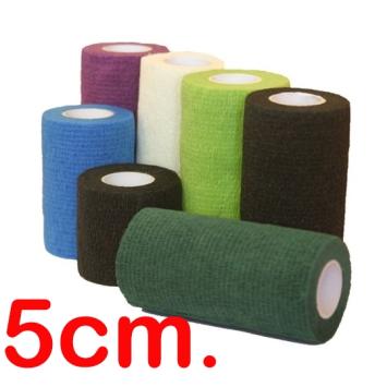 Horse Master Flex'On 5cm. -- Starke, selbstklebende, wasserabweisende und dehnbare Bandage.