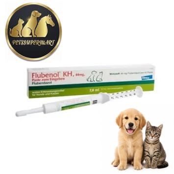 Flubenol KH Paste 1 Injektor 7.8gr. -- Gegen Rundwürmer, Bandwürmer, Hakenwürmer und Peitschenwürmer bei Hunden und Katzen.