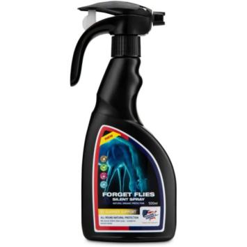 Equine America Forget Flies 500ml.   Innovative neue Technologie und natürliche Inhaltsstoffe unterstützen das Pferd den ganzen Sommer über!