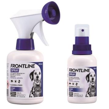 Frontline spray -- Protection fiable des chiens et des chats contre les puces et les tiques.