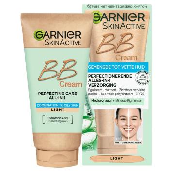 Garnier SkinActive BB cream oil free lichte huid 50ml.