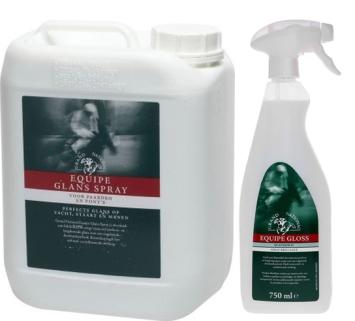 Grand National Equipe Gloss Gloss Spray --- Brillance parfaite, passe au peigne fin, repousse la saleté et la poussière.