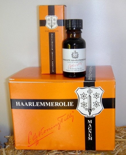 Huile de Haarlem 15 ml. Recette originale depuis 1696!! Pour les coliques, rhume, toux, etc.. 