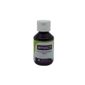 Amos Iodine PVP Shampoo.    For disinfection of the skin and wounds, mud fever, etc.