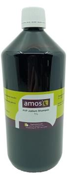 Amos Jodium PVP Shampoo.    Voor ontsmetting van de huid en wondjes, mok etc.