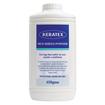 Keratex Mud Shield Powder 450gr. Ayuda a prevenir la lesiones debidas a la fiebre del barro.